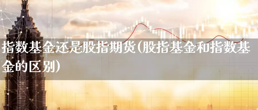 指数基金还是股指期货(股指基金和指数基金的区别)_https://www.jinshufanghu.com_纳指期货_第1张