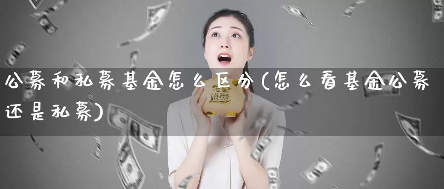 公募和私募基金怎么区分(怎么看基金公募还是私募)_https://www.jinshufanghu.com_纳指期货_第1张