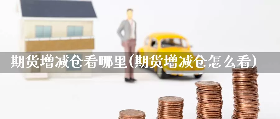 期货增减仓看哪里(期货增减仓怎么看)_https://www.jinshufanghu.com_黄金期货_第1张