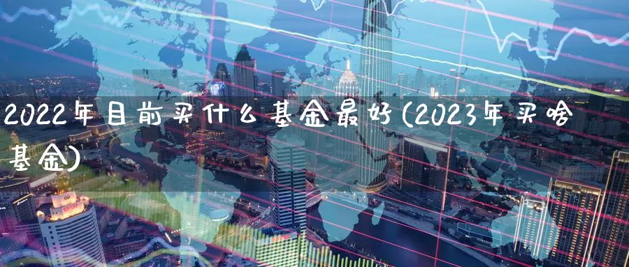 2022年目前买什么基金最好(2023年买啥基金)_https://www.jinshufanghu.com_纳指期货_第1张