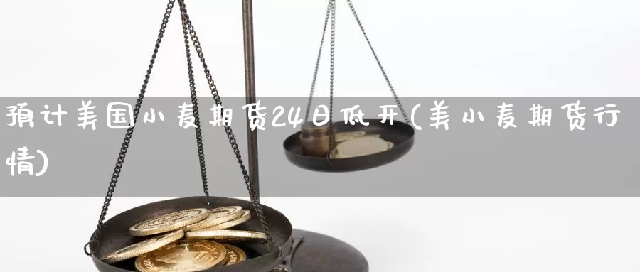 预计美国小麦期货24日低开(美小麦期货行情)_https://www.jinshufanghu.com_期货直播_第1张