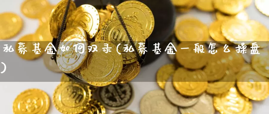 私募基金如何双录(私募基金一般怎么操盘)_https://www.jinshufanghu.com_期货直播_第1张