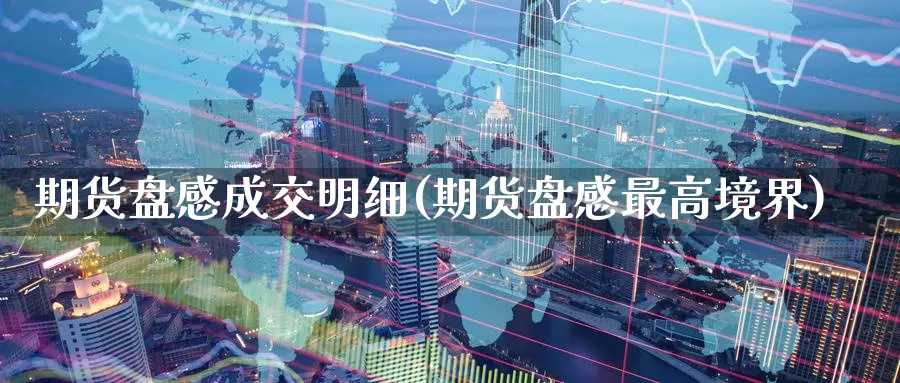 期货盘感成交明细(期货盘感最高境界)_https://www.jinshufanghu.com_黄金期货_第1张