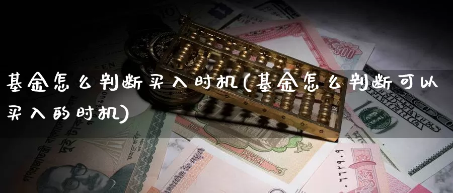 基金怎么判断买入时机(基金怎么判断可以买入的时机)_https://www.jinshufanghu.com_期货直播_第1张