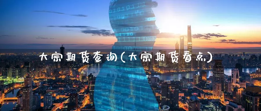 大宗期货查询(大宗期货看点)_https://www.jinshufanghu.com_期货直播_第1张