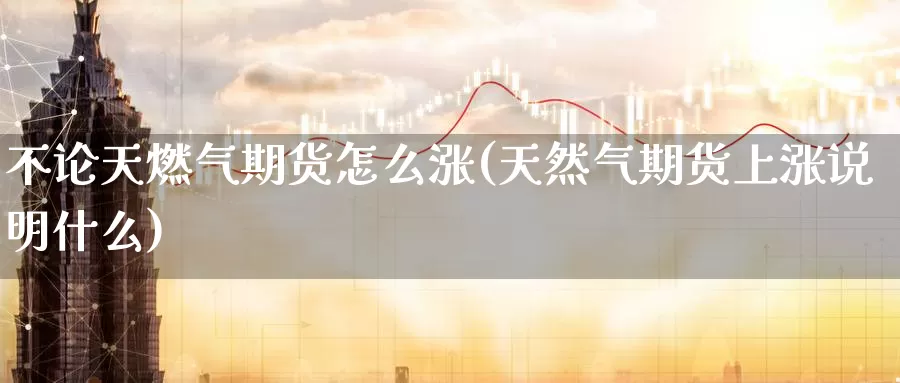 不论天燃气期货怎么涨(天然气期货上涨说明什么)_https://www.jinshufanghu.com_纳指期货_第1张