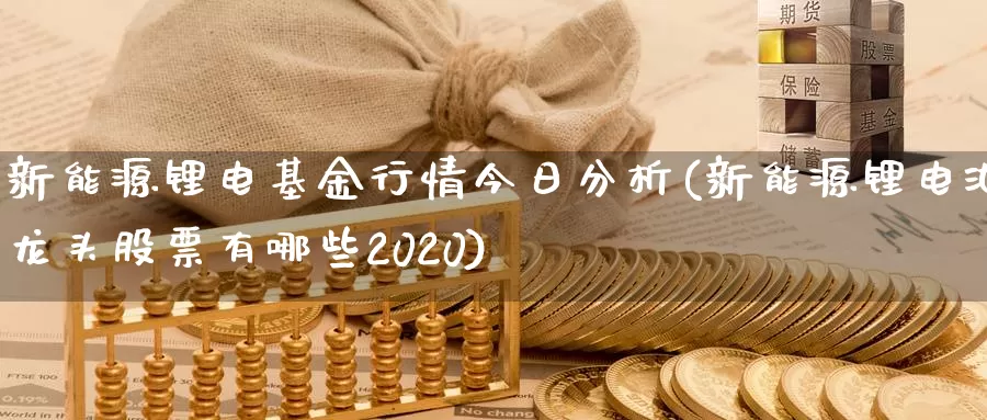 新能源锂电基金行情今日分析(新能源锂电池龙头股票有哪些2020)_https://www.jinshufanghu.com_期货直播_第1张