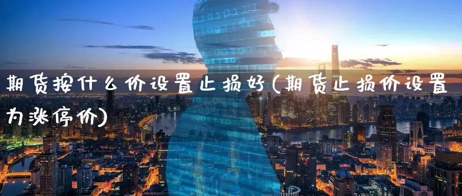 期货按什么价设置止损好(期货止损价设置为涨停价)_https://www.jinshufanghu.com_黄金期货_第1张