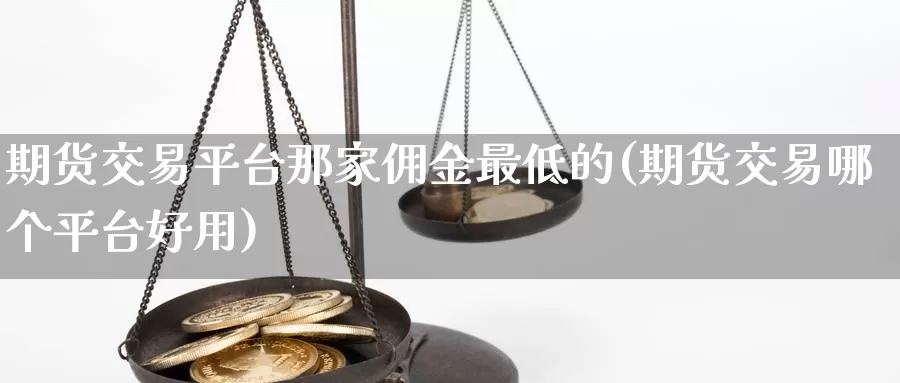 期货交易平台那家佣金最低的(期货交易哪个平台好用)_https://www.jinshufanghu.com_黄金期货_第1张