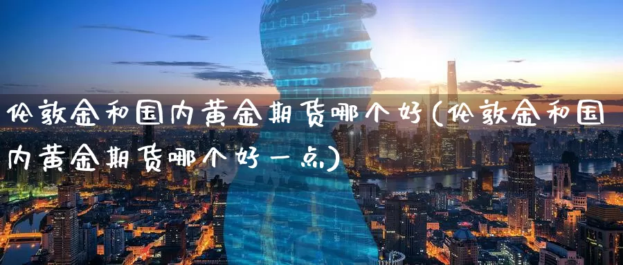 伦敦金和国内黄金期货哪个好(伦敦金和国内黄金期货哪个好一点)_https://www.jinshufanghu.com_黄金期货_第1张