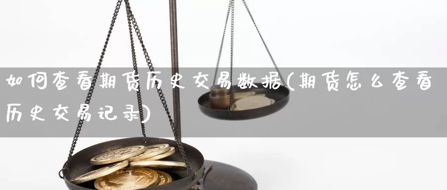 如何查看期货历史交易数据(期货怎么查看历史交易记录)_https://www.jinshufanghu.com_期货直播_第1张