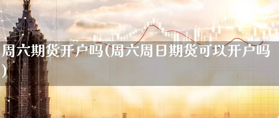 周六期货开户吗(周六周日期货可以开户吗)_https://www.jinshufanghu.com_内盘期货_第1张