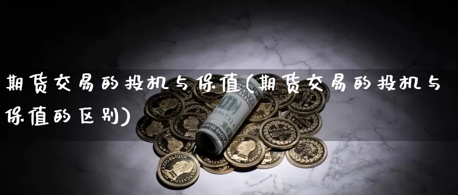 期货交易的投机与保值(期货交易的投机与保值的区别)_https://www.jinshufanghu.com_纳指期货_第1张