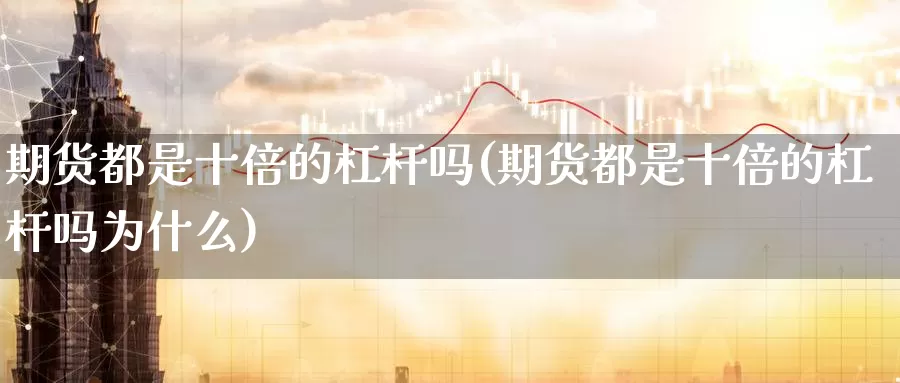 期货都是十倍的杠杆吗(期货都是十倍的杠杆吗为什么)_https://www.jinshufanghu.com_内盘期货_第1张