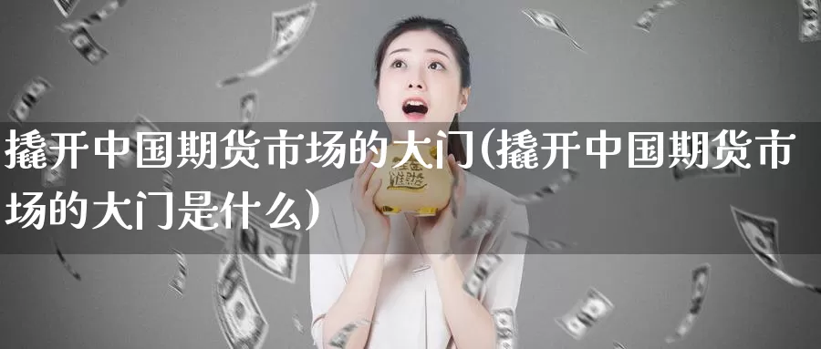 撬开中国期货市场的大门(撬开中国期货市场的大门是什么)_https://www.jinshufanghu.com_内盘期货_第1张