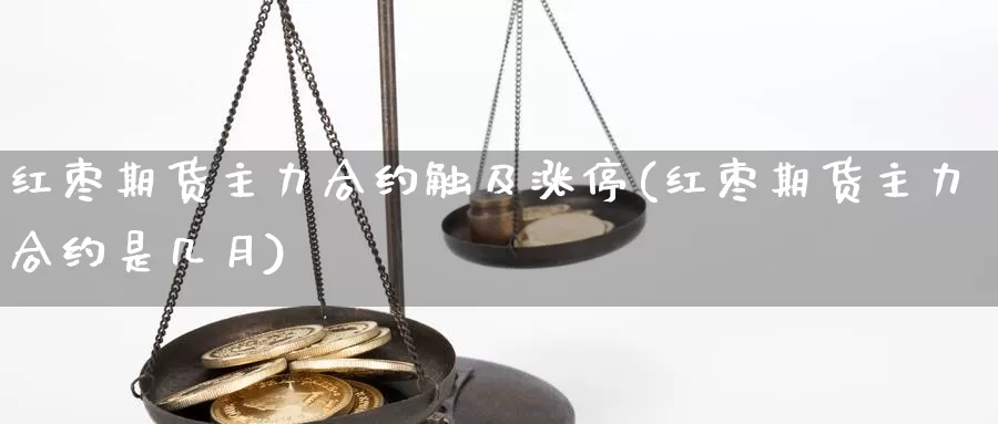 红枣期货主力合约触及涨停(红枣期货主力合约是几月)_https://www.jinshufanghu.com_期货直播_第1张