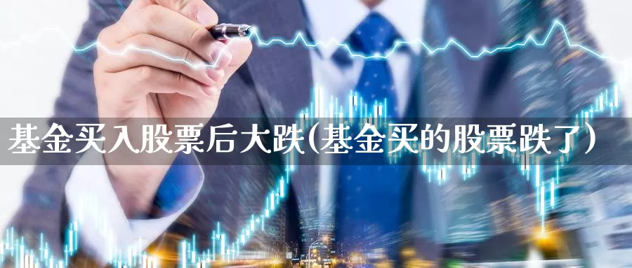 基金买入股票后大跌(基金买的股票跌了)_https://www.jinshufanghu.com_纳指期货_第1张